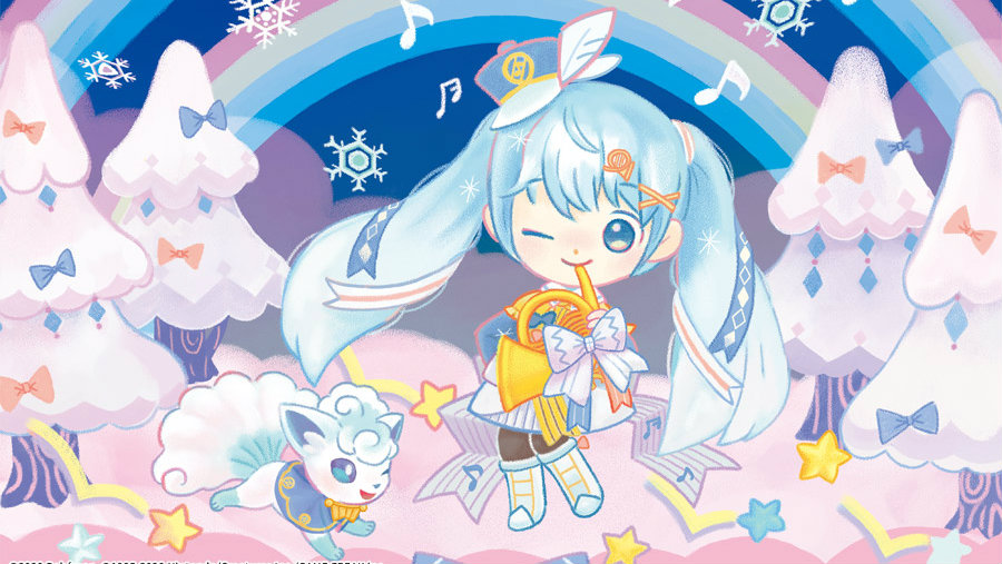 hatsune miku pokemon alolan vulpix