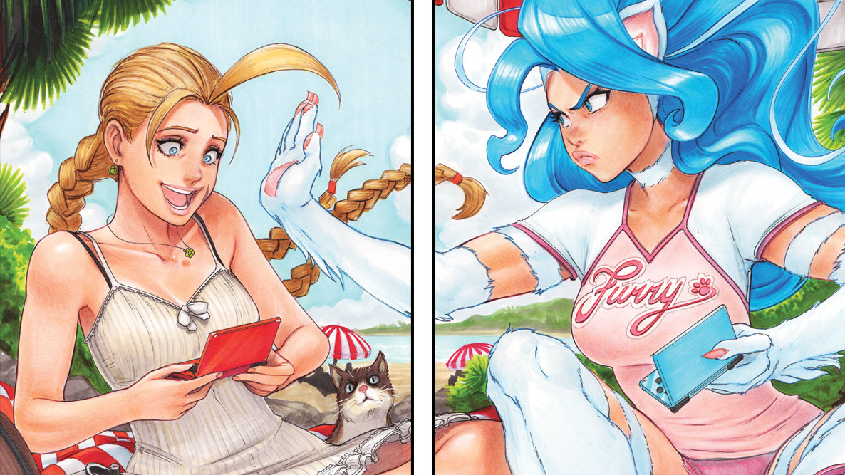 udon x capcom sketchbook beta cammy felicia