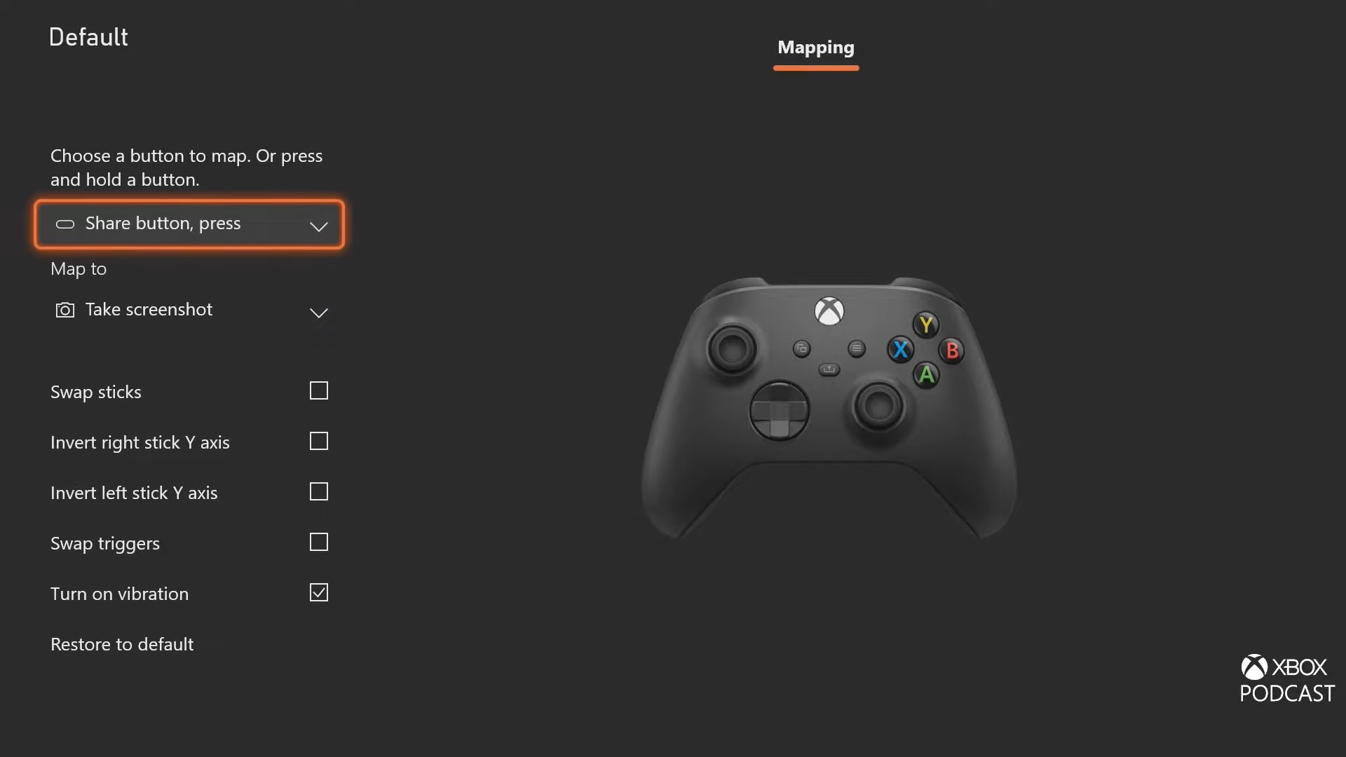 Xbox Series X Share Button