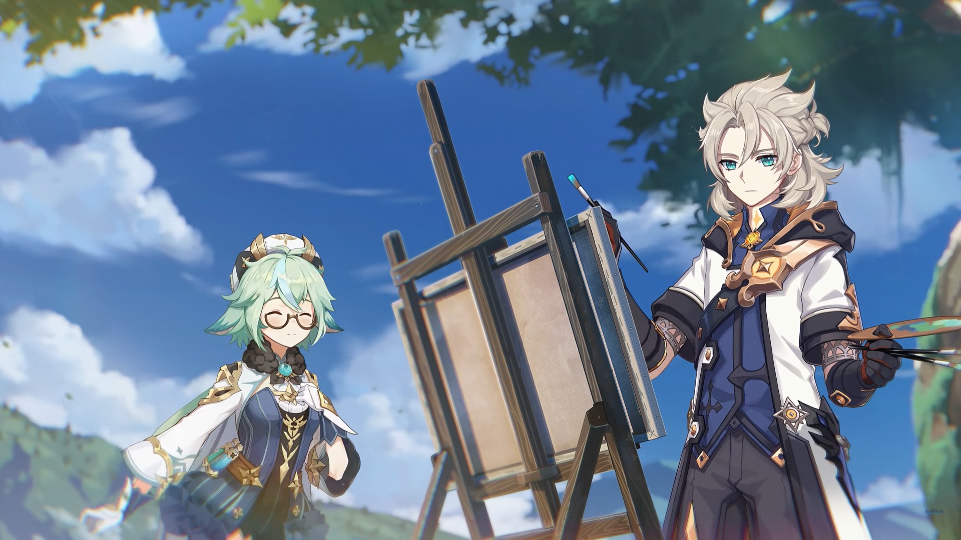 Genshin Impact’s Albedo Paints and Performs Alchemy in a New Trailer