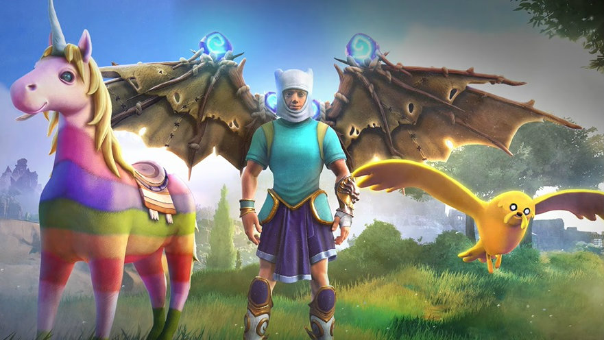 immortals fenyx rising adventure time character pack