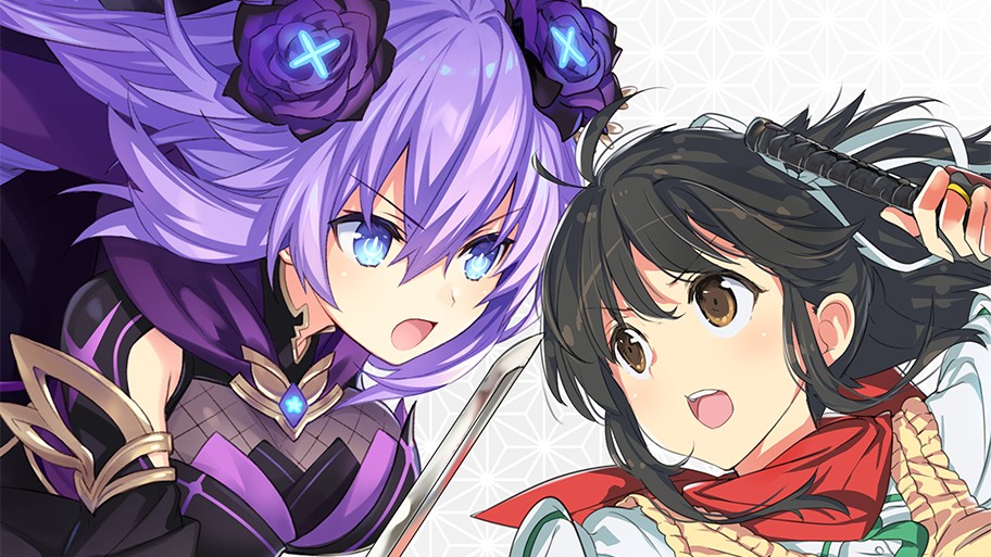 neptunia x senran kagura asuka purple heart