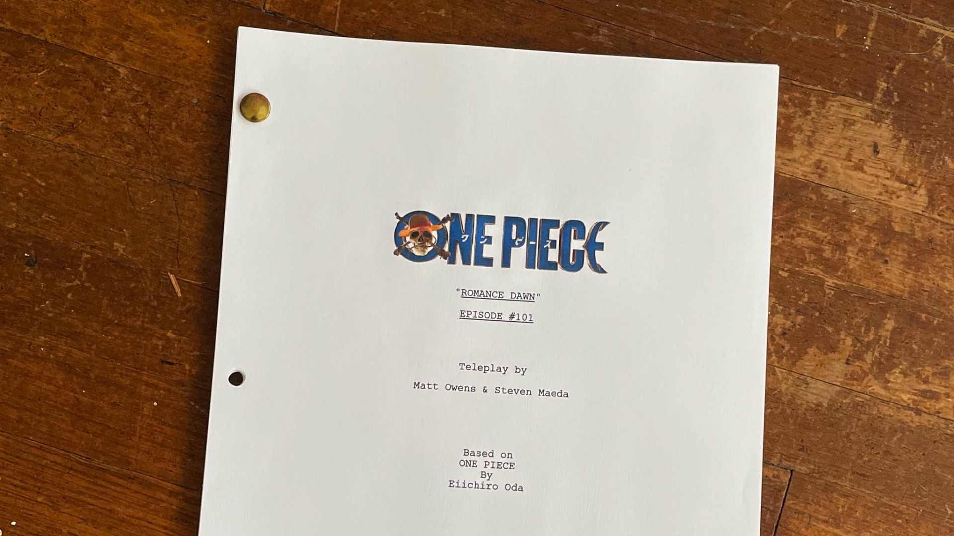 One Piece Netflix Live Action Script