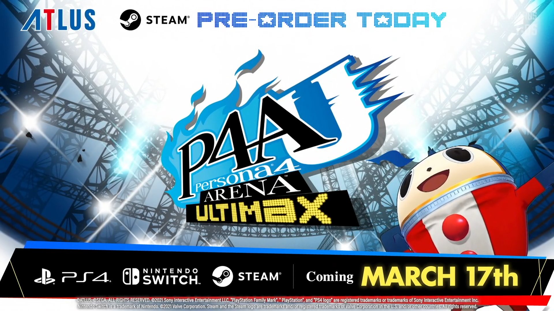 Persona 4 Arena Ultimax Switch, PS4, and PC Announced