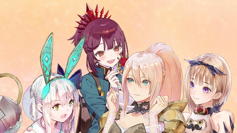 Tales of Arise x Gust - Atelier Sophie 2 and Blue Reflection crossover illustration