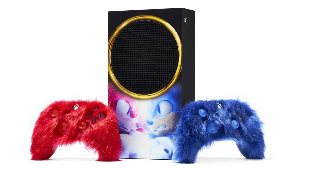 Sonic Movie 2 Contest Involves Xbox Series S, Fuzzy Controllers