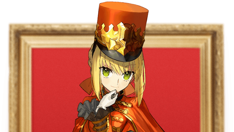 Fate Extra Arco Wada art exhibit featuring Saber Nero Claudius