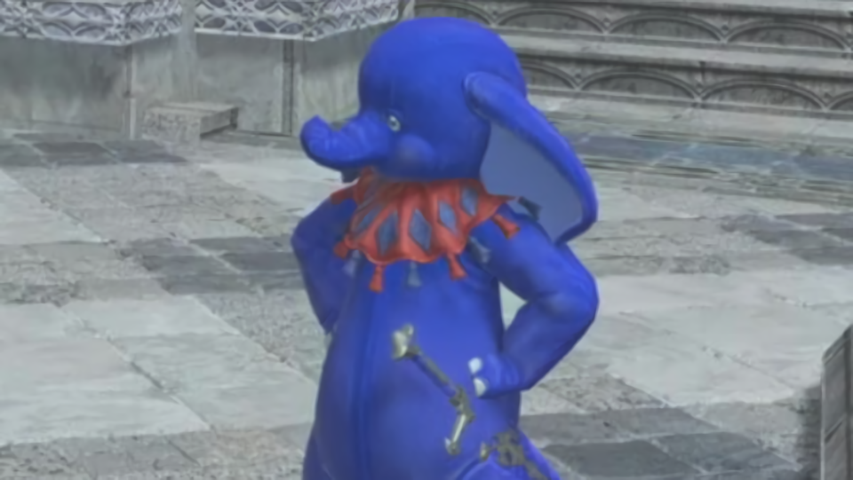 A Famous FFXIV NPC is Really in the Azure Elephant Suit