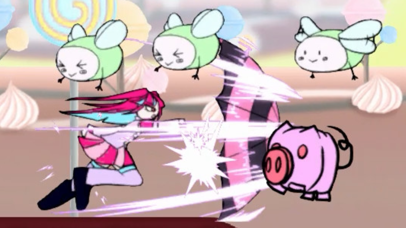 Reilla Sweets Adventure - one of five Byking free rookie games on Steam Next Fest